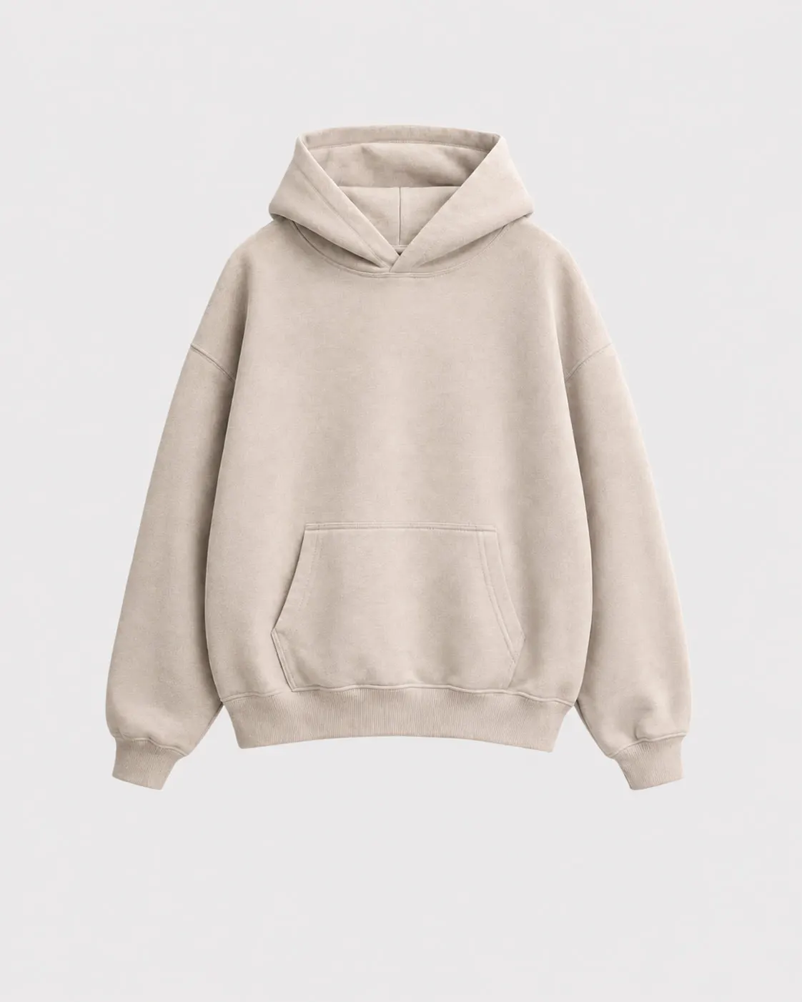 Washed Cappuccino Oversized Hoodie
