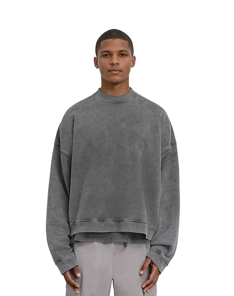 Washed grey sweatshirt